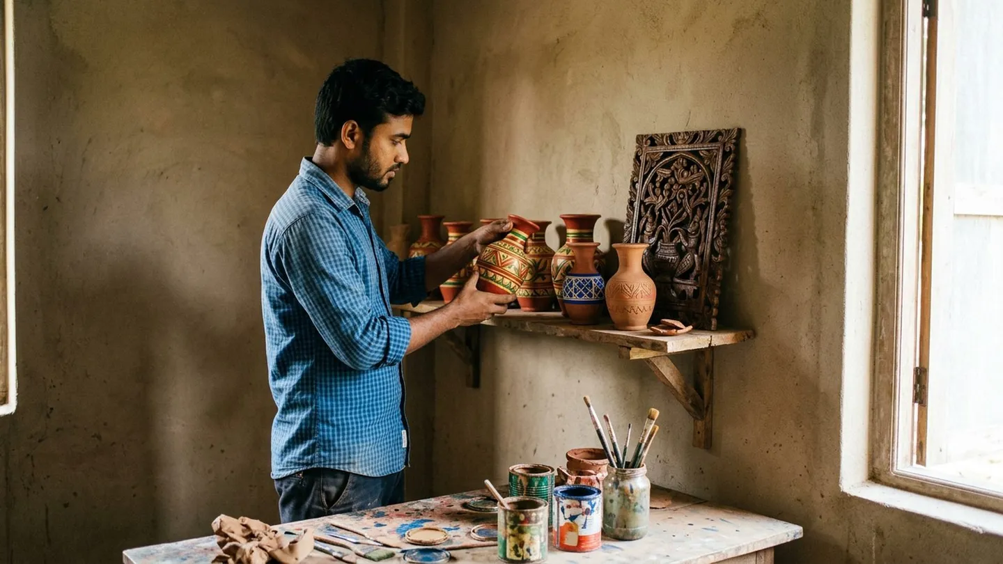 ঘর সাজানোর জিনিস পাইকারি না হাতে বানানো, না ভেঙে পৌঁছানোর নিয়ম